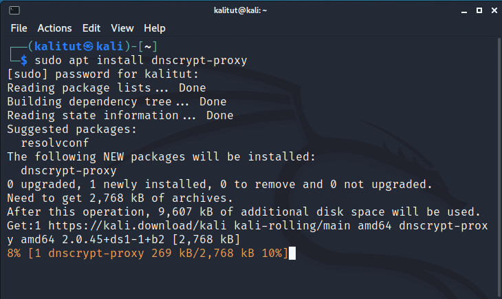install dnscrypt-proxy