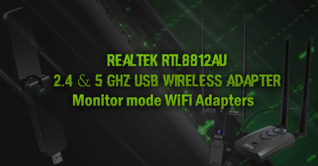 realtek rtl8812au 2.4 & 5 ghz usb wireless adapter