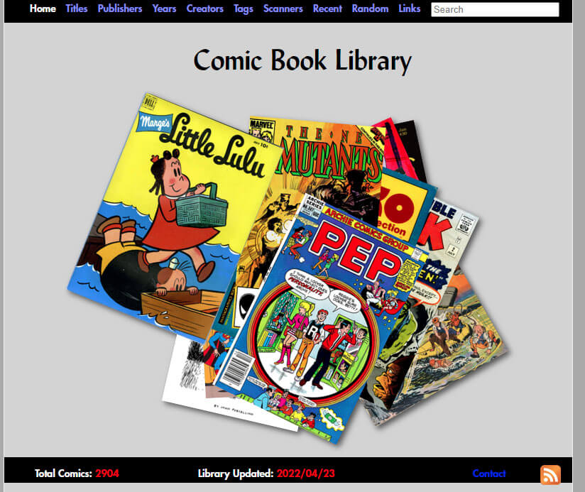 Comic Book Library